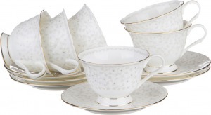 Чайный набор lefard "вивьен" на 6 пер. 12пр. 200 мл Lefard (264-201)