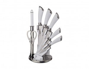 Набор ножей agness нжс на пластиковой вращающейся подставке 8 пр. Agness (911-502)