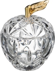 Блюдо для десерта с крышкой "яблоко" 90 мл. 7*7 см. в=10 см. коллекция "muza" Lefard (355-056)