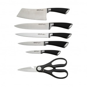 Набор ножей agness нжс на пластиковой вращающейся подставке 8 пр. Agness (911-500)