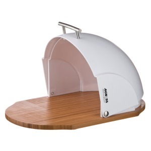 Хлебница agness "native" деревянная с пластиковой крышкой 36*26*20 см Agness (938-010)