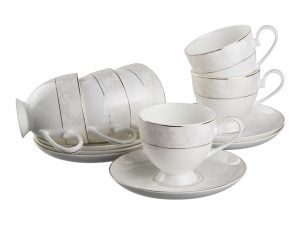 Чайный набор lefard "снежная королева" на 6 пер. 12 пр. 250 мл Lefard (440-071)